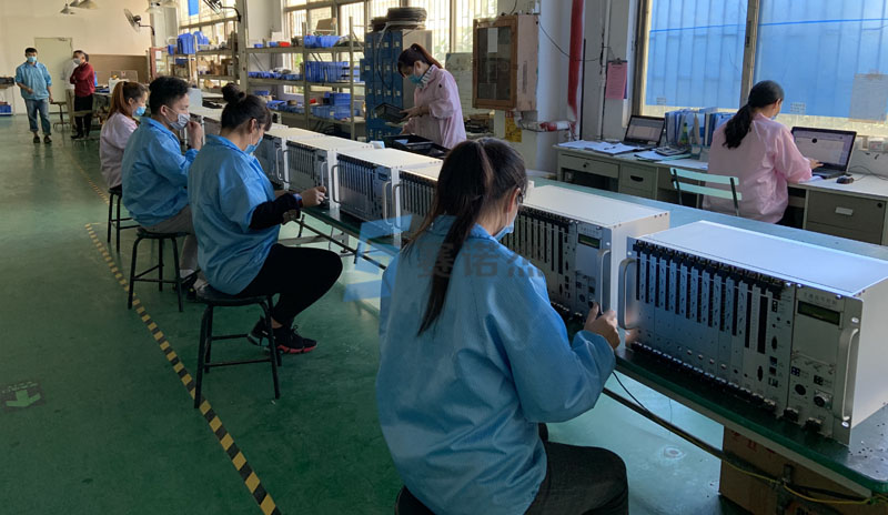 聯(lián)網(wǎng)信號(hào)控制機(jī)組裝