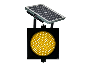 400mm太陽能黃閃信號燈